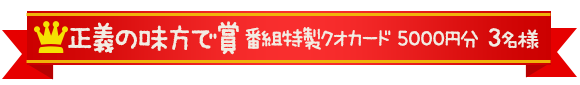 正義の味方で賞