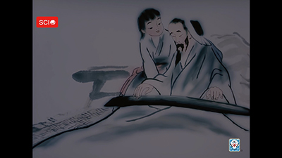 『琴と少年』