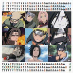 NARUTO-ナルト- 疾風伝 アニバーサリーカレンダー