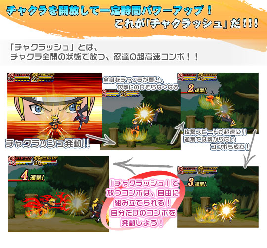 NARUTO -ナルト- 疾風伝 忍術全開！チャクラッシュ！！