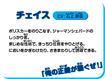 チェイス：プロフィール
