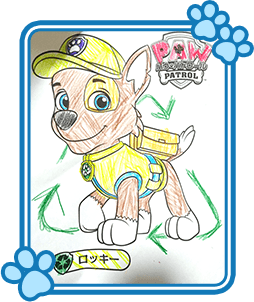 パウ パトロール パウっと ぬりえチャレンジ テレビ東京アニメ公式