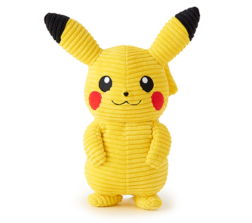 『コーデュロイぬいぐるみ　ピカチュウ』