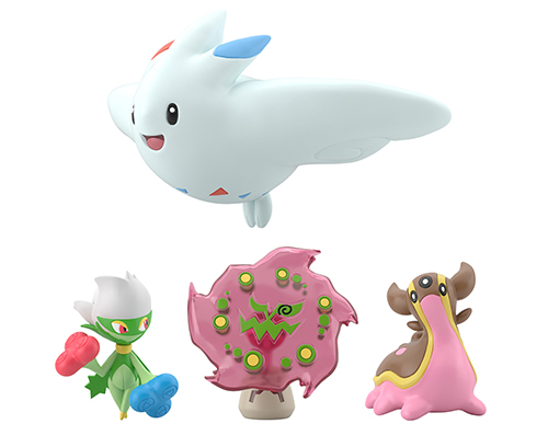 ポケモンスケールワールド シンオウ地方 ロズレイド＆トリトドン（にしのうみ）＆ミカルゲ＆トゲキッス