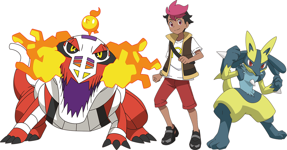 ロイ＆ラウドボーン＆黄色いルカリオ