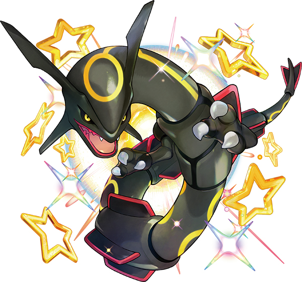 黒いレックウザ光臨