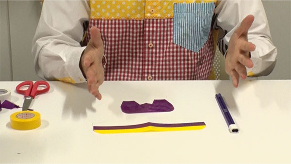 後ろの小さな翼も完成！