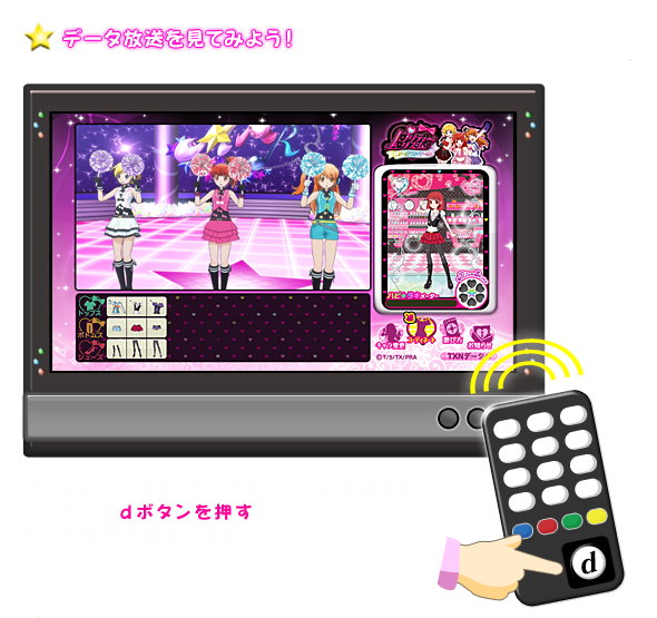 データ放送を見てみよう！