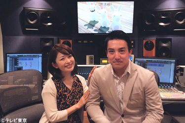 松丸友紀アナウンサーと中垣正太郎アナウンサー