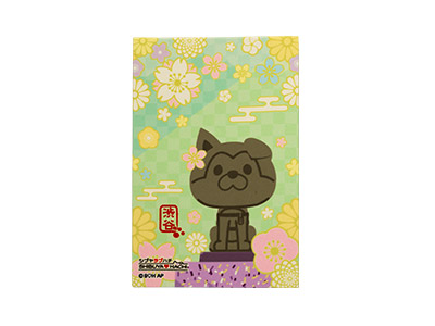 SHIBUYA♡HACHI 御朱印帳(花柄_みどり) 