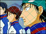 二人を見守る青学メンバー