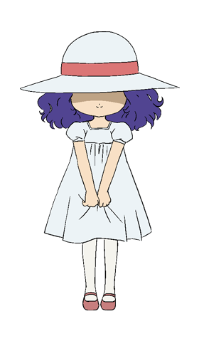 帽子の少女