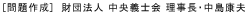 [問題作成]　財団法人 中央義士会 理事長・中島康夫
