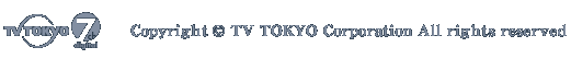 テレビ東京デジタル7ch・Copyright(C) TV TOKYO Corporation All rights reserved
