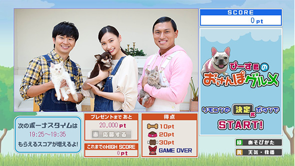 どうぶつピース!! ゲーム画面
