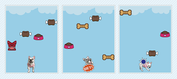 どうぶつピース!! ゲーム画面