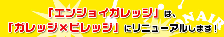 �u�G���W���C�K���b�W�v�́A�u�K���b�W�~�r���b�W�v�Ƀ��j���[�A�����܂��I