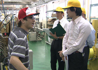 【身近なムダをなくす“発想”が企業を強くする】＿未来工業　視察の様子