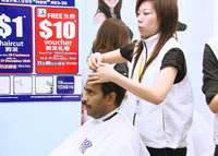 東南アジアで人気の“格安カット”