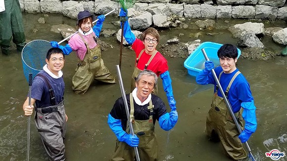 高知城からのSOSに俳優・寺島進と池の水メンバーが急行！番組初の巨大魚捕獲に成功！「池の水ぜんぶ抜く大作戦」