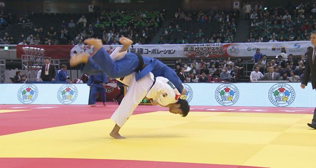 男子100kg級 2回戦 羽賀 龍之介vs胡凱