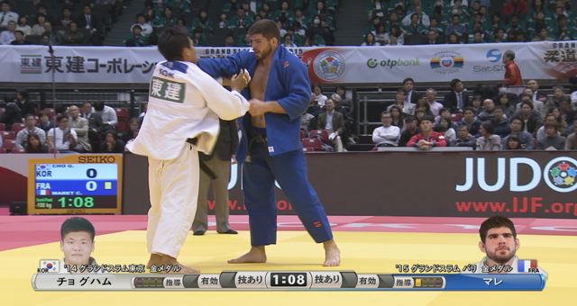 男子100kg級 準決勝 チョ グハムvsマレ