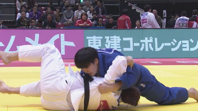 女子78kg超級 1回戦 セリッチvs冨田 若春