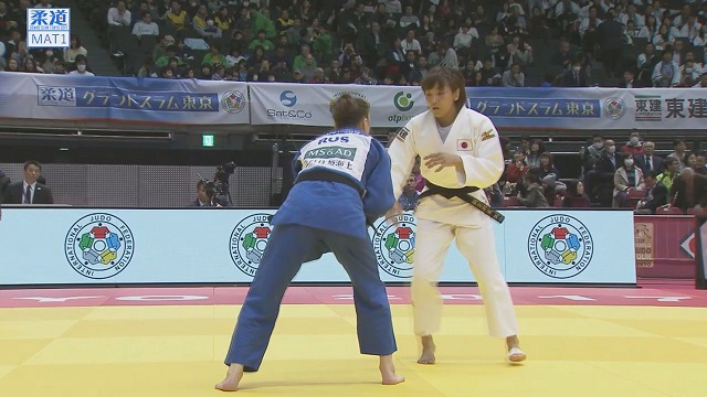 女子63kg級 1回戦 鍋倉 那美vsバデュロワ