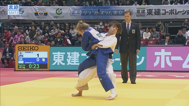 女子48kg級 2回戦 近藤 亜美vsリショニ