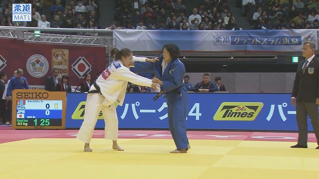 女子63kg級 2回戦 バルドルジvs土井 雅子
