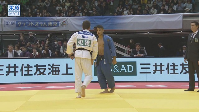 男子73kg級 3回戦 ヴァン ティッヘルトvs野上 廉太郎