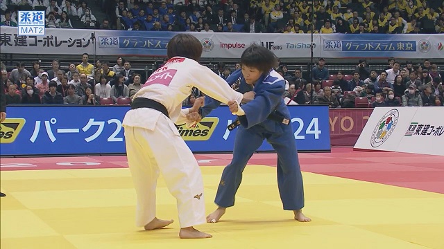 女子52kg級 準々決勝 志々目 愛vs阿部 詩