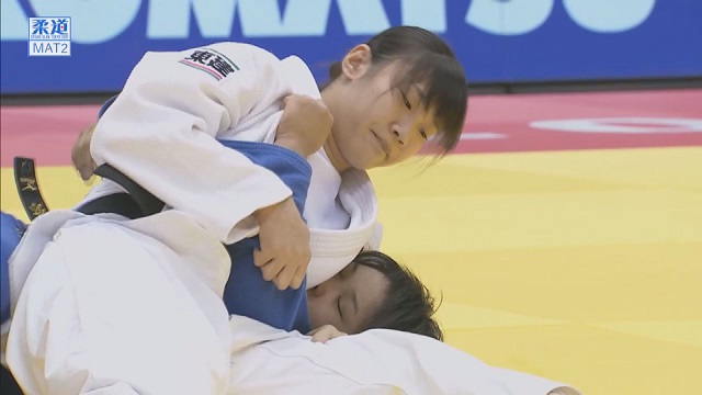 女子70kg級 2回戦 新添 左季vsタカハシ