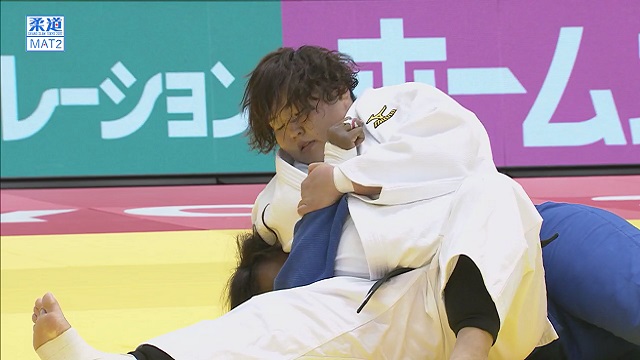 女子78kg超級 準々決勝 朝比奈 沙羅vsムバイロ