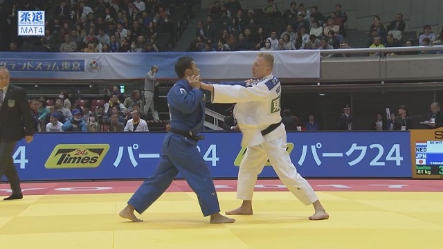 男子81kg級 3回戦 デ ウィットvs山本 悠司