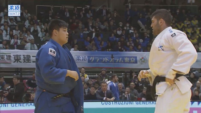 男子100kg超級 2回戦 サッソンvs小川 雄勢