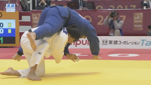 男子100kg超級 2回戦 影浦 心vsクロイトル