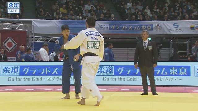 男子81kg級 3回戦 ニャムスレンvs小原 拳哉