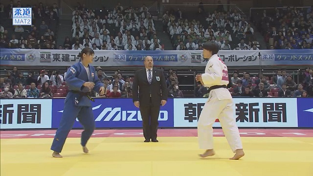 女子70kg級 準々決勝 新井 千鶴vs新添 左季