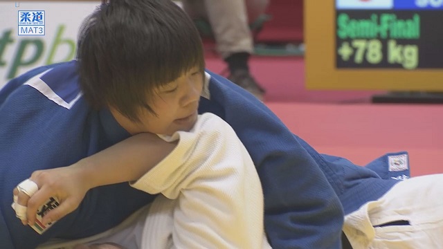 女子78kg超級 準決勝 キム ミンジョンvs素根 輝