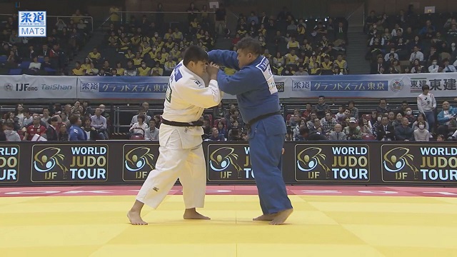 男子100kg超級 準決勝 小川 雄勢vs上川 大樹