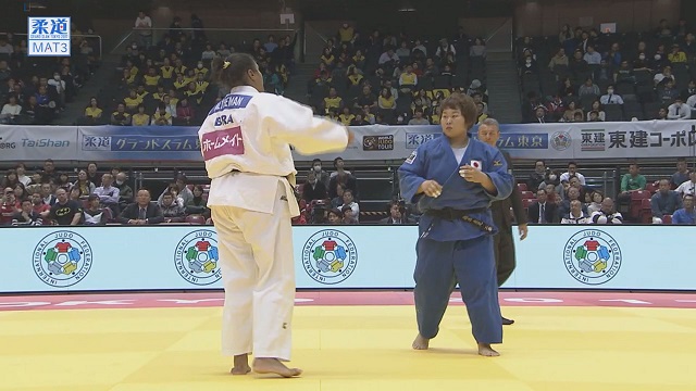 女子78kg超級 3位決定戦 マリア スエレンvs稲森 奈見