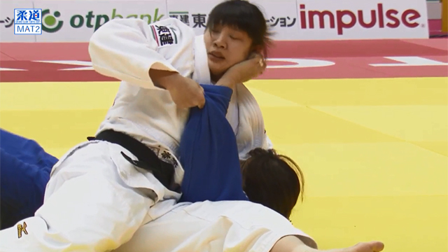 女子70kg級 1回戦 新添 左季vsチョン ヘジン