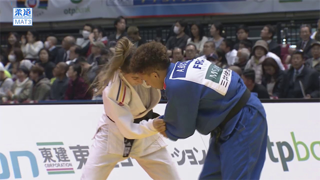 女子52kg級 3位決定戦 フローリアンvsブシャール
