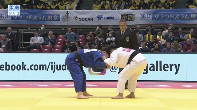 女子48kg級 3位決定戦 ジョン ボギョンvsカン ユジョン
