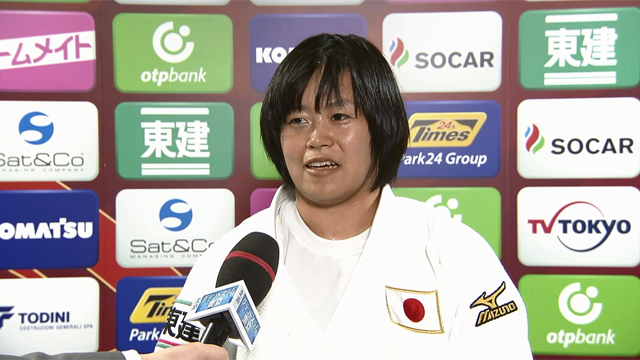 女子78kg級 濱田尚里 インタビュー