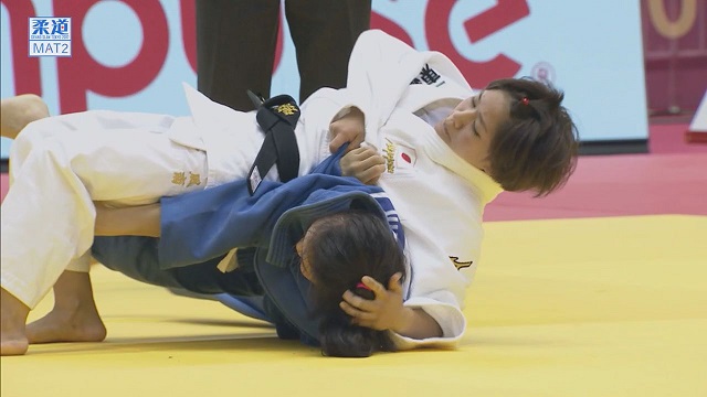 女子48kg級 2回戦 渡名喜 風南vsバッタミール