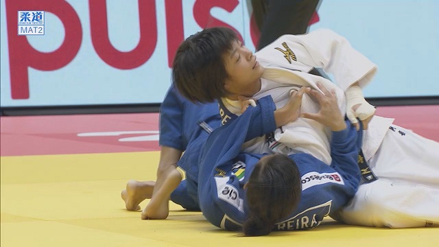 女子52kg級 2回戦 阿部 詩vsぺレイラ