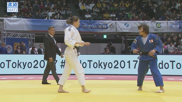 女子63kg級 準々決勝 ウンターワーザシャーvs鍋倉 那美