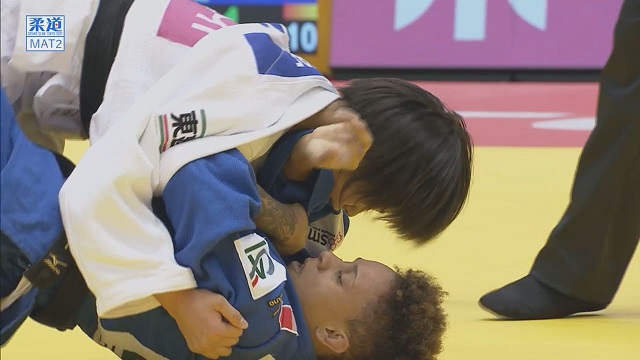 女子52kg級 準決勝 阿部 詩vsブシャール